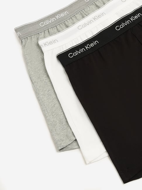 Calvin Klein Underwear Multicolor Cotton Regular Fit Printed Boxers - Pack Of 3-picture-28