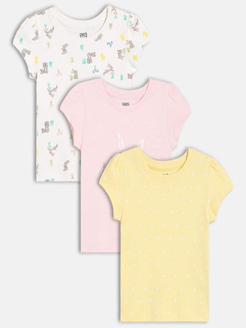 Miniklub Girls Multi Printed Knit Top