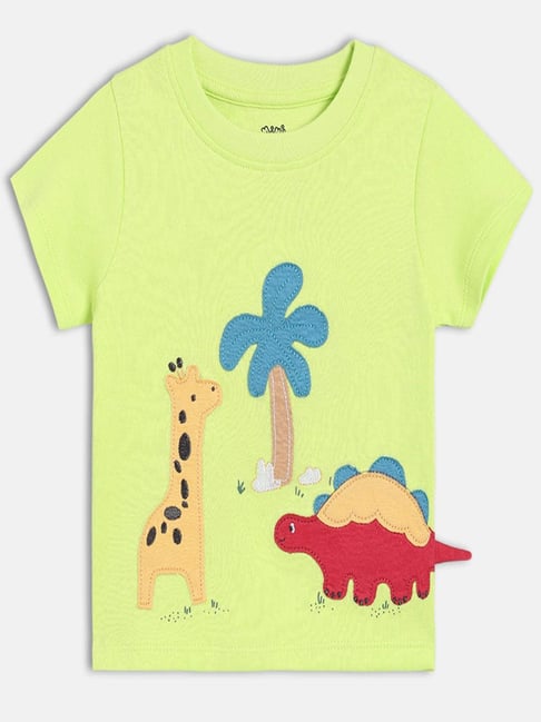 Miniklub Boys Green Applique T-Shirt