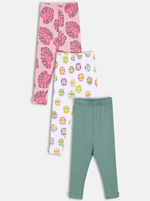 Miniklub Girls Multi Printed Leggings