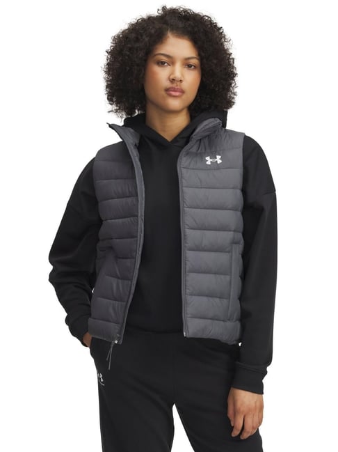 UNDER ARMOUR Grey Sportswear Insulated Sleeveless Vest
