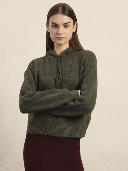 Vero Moda Green Regular Fit Sweater