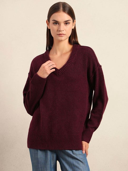 Vero Moda Wine Regular Fit Sweater-picture-24