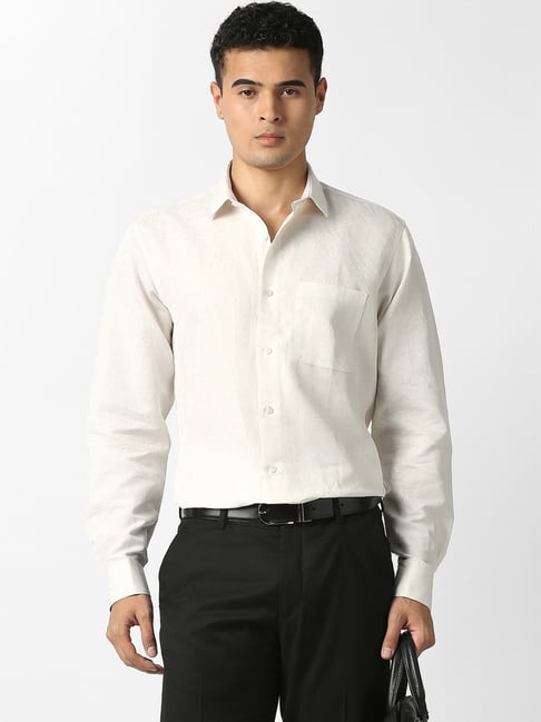 Van Heusen Beige Regular Fit Shirt-image-45
