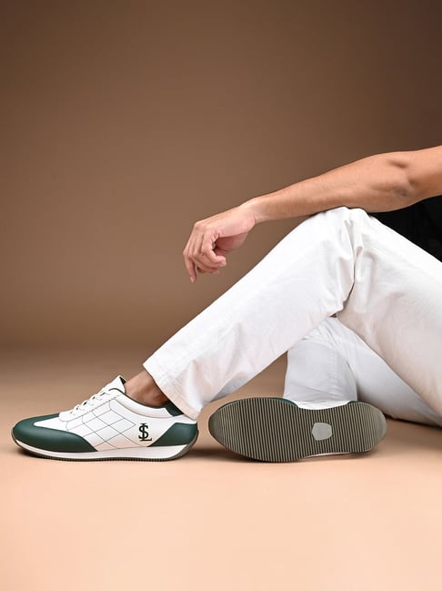 Louis Stitch Men's White Casual Sneakers-picture-15