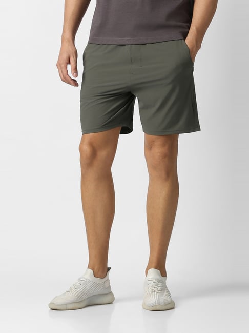 Van Heusen Green Regular Fit Shorts