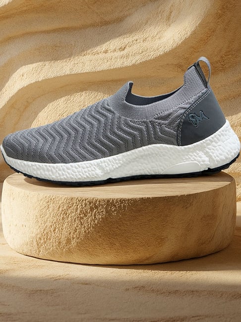 Neemans Men's Flex Weave Grey Walking Shoes-picture-32