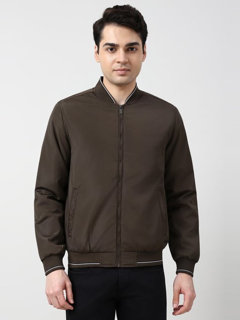 Peter England Green Regular Fit Jacket-picture-38