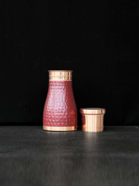 Indian Bartan Light brown Copper Water Flask