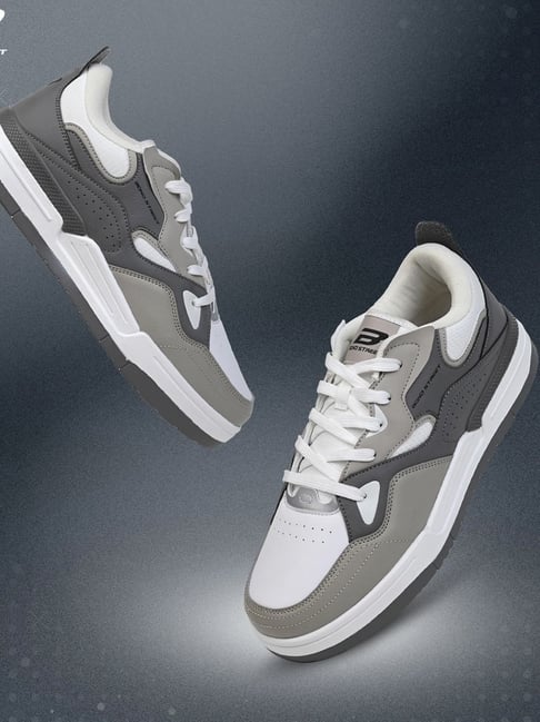 Bond Street Men's Grey Casual Sneakers