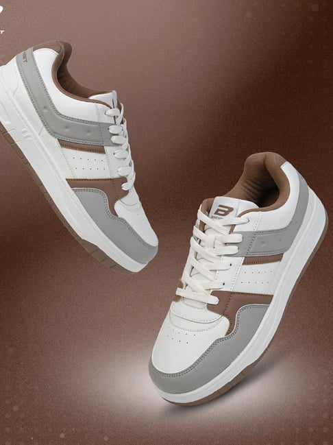 Bond Street Men's White Casual Sneakers