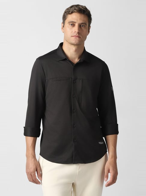 Van Heusen Black Slim Fit Shirt-picture-11