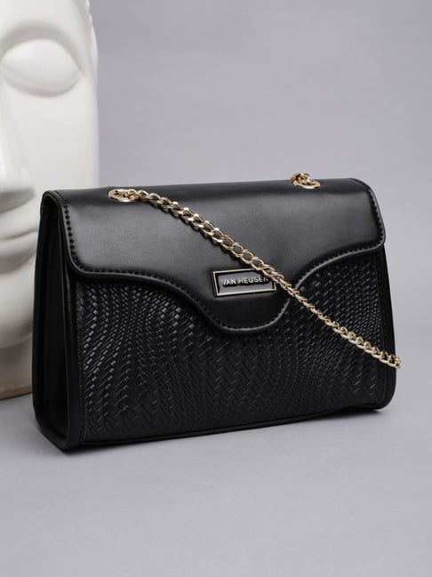 Van Heusen Black Sling Handbag