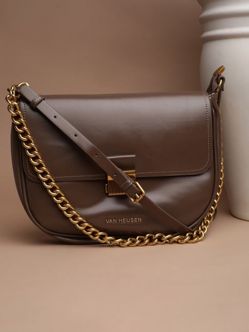 Van Heusen Brown Sling Handbag-picture-40