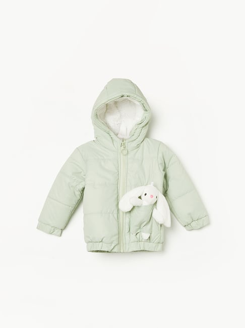 Juniors by Lifestyle Girls Mint Quilted Jacket-picture-37