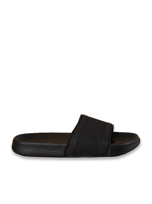 Forca By Lifestyle Men's Black Slides-picture-33