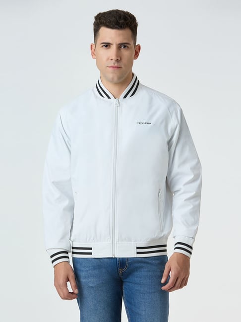 Pepe Jeans White Regular Fit Jacket-picture-25
