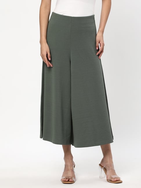 R&B Olive High Rise Trousers-picture-12