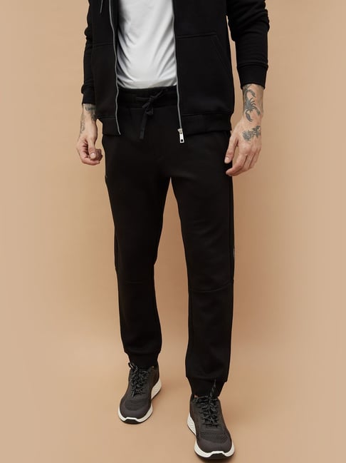 Kappa Black Regular Fit Joggers-picture-15