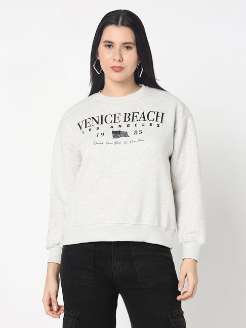 R&B Grey Cotton Graphic Printed Sweatshirt-picture-13