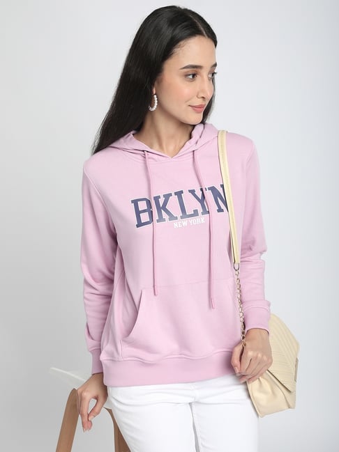 R&B Lilac Cotton Graphic Printed Hoodie-picture-37