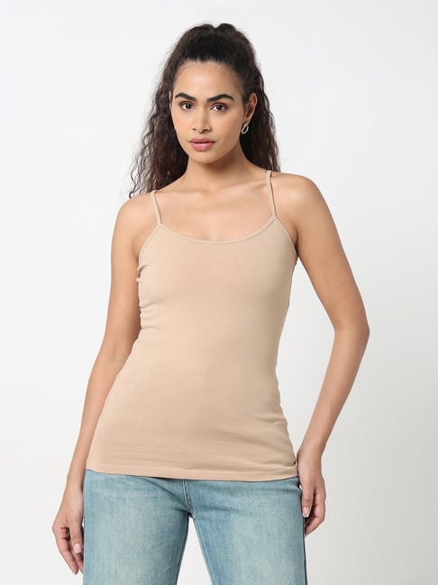 R&B Tan Cotton Camisole