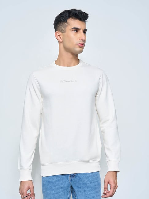 Sf Jeans By Pantaloons White Regular Fit Printed Sweatshirt-picture-31
