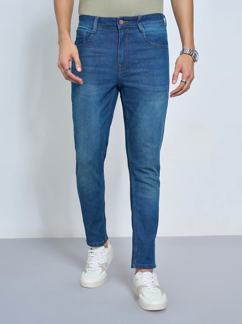 Sf Jeans By Pantaloons Navy Slim Fit Jeans-picture-46