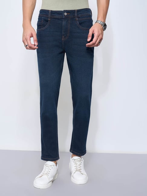 Sf Jeans By Pantaloons Navy Slim Fit Jeans-picture-31
