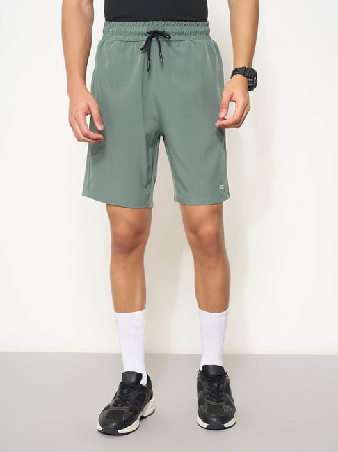 Ajile By Pantaloons Sage Green Regular Fit Sports Shorts-picture-45