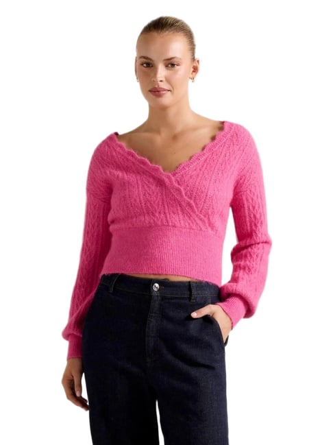 Kylie Stitch Wrap Sweater