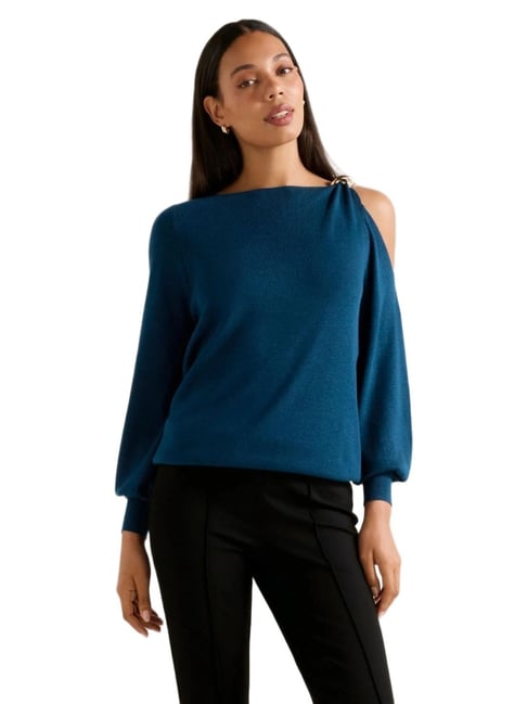 Alessia Cold Shoulder Sweater