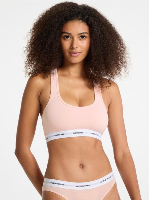 Guess Jeans Pink Regular Fit Bralette