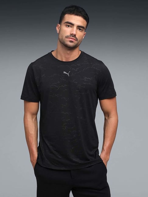 Puma Black Regular Fit Printed Sports T-Shirt-picture-17