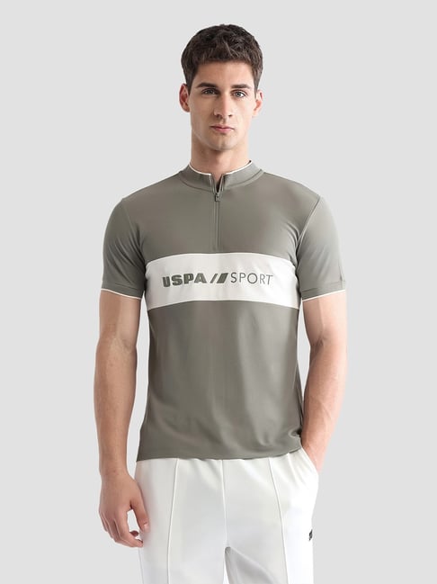 u.s. polo assn. Uspa Active Sports Brand Embossed Regular Fit Active Polo Shirt-picture-26