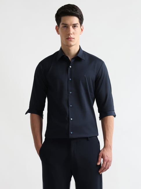 Arrow Newyork Twill Manhattan Slim Fit Shirt
