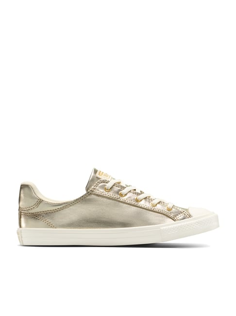 Converse Women Chuck Taylor All Star Dainty Lucky Low Top Synthetic Yellow Sneakers-picture-29