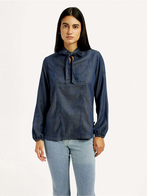 Levi's Blue Regular Fit Top