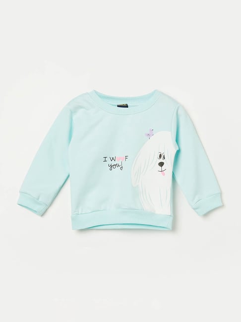 Juniors by Lifestyle Girls Mint Printed Sweatshirt-picture-36