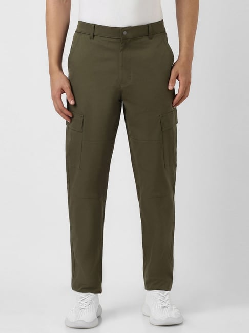 Van Heusen Green Regular Fit Trackpants-picture-38