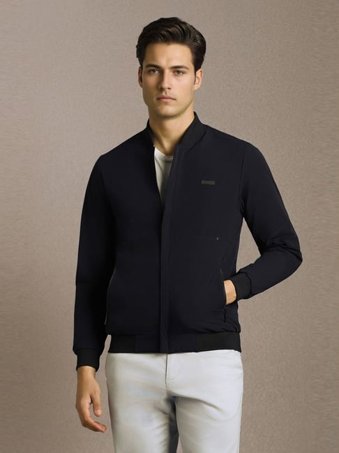 Louis Philippe Grey Regular Fit Jacket-picture-36