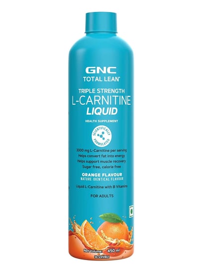 gnc total lean l carnitine 1000 GNC Liquid L-Carnitine 3000mg |Orange