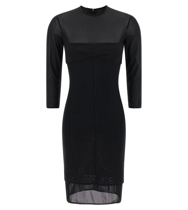 strapless open back dress NINA RICCI CONTRAST DRAPE DRESS S/LESS DUSTY PINK/BLACK NEW SEASON –  Parlour X