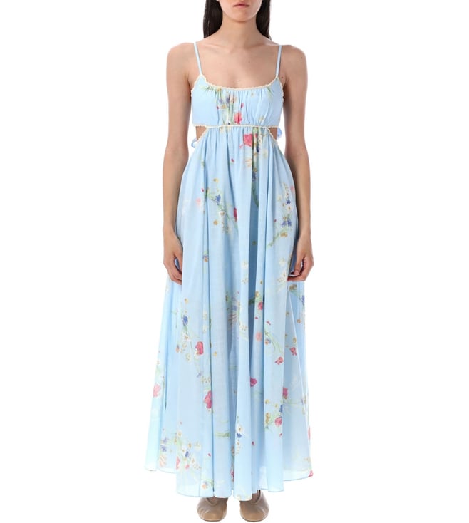 zimmermann light blue dress Lace Dress Light Blue – MAYFEYR main image 0