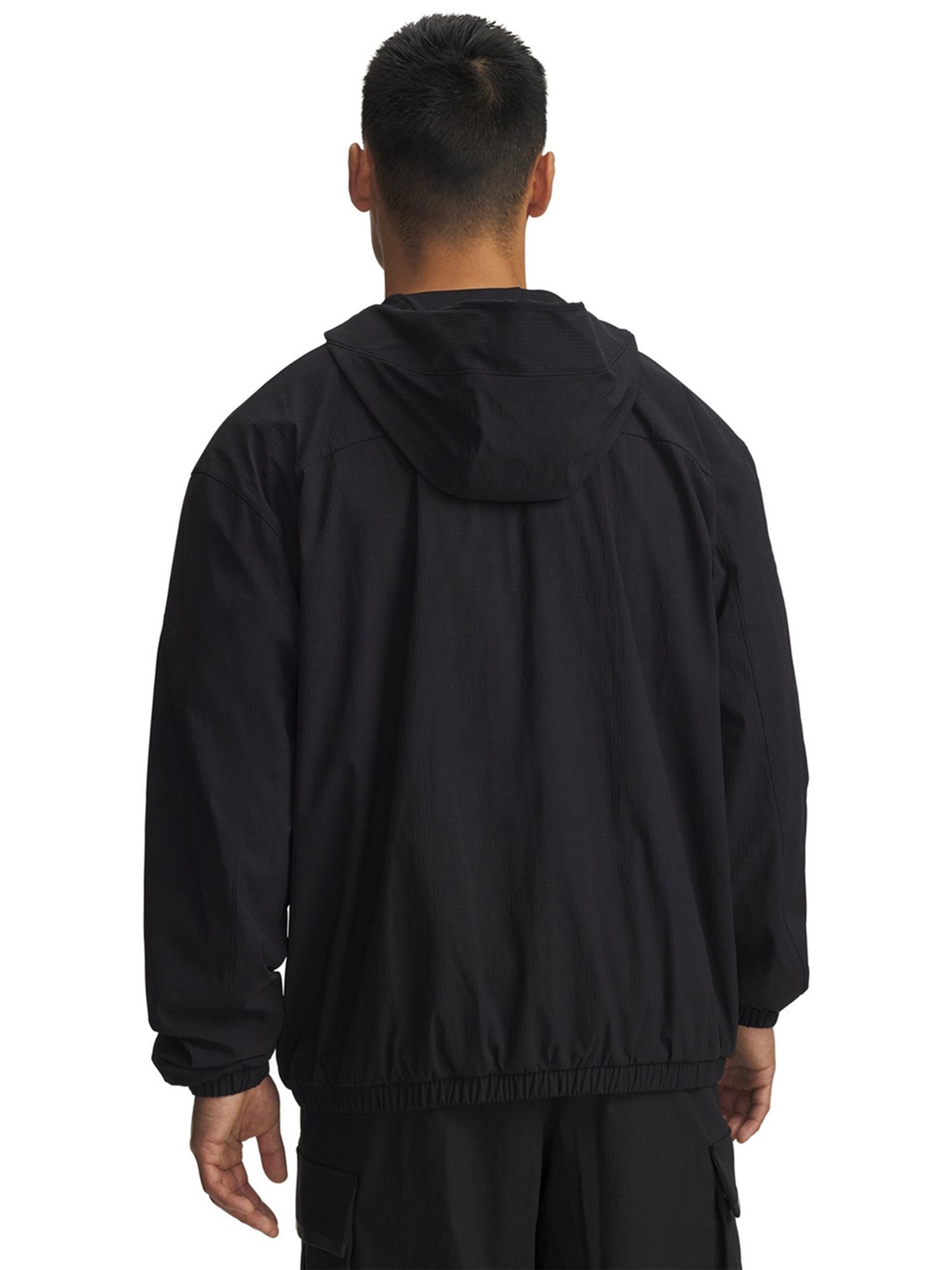 UNDER ARMOUR Black Regular Fit Solid Long Sleeves Unstoppable
