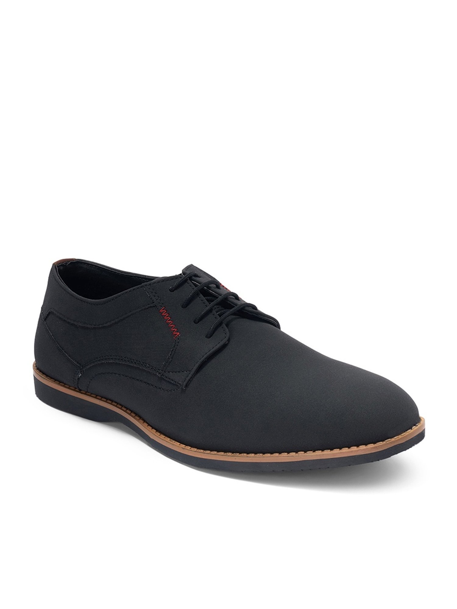 Buy Urban Ranger by Pantaloons Men's Black Derby Shoes at Best