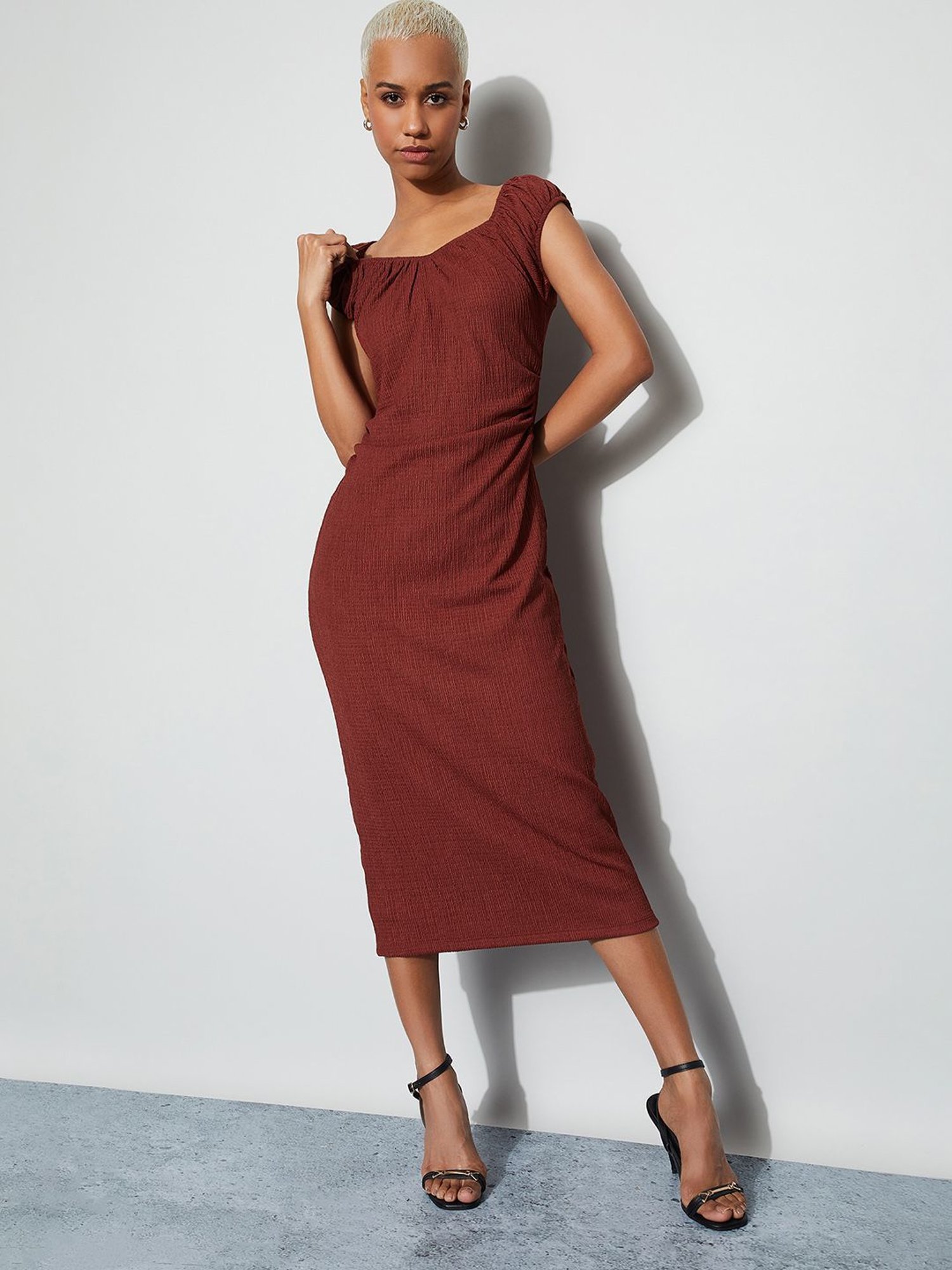 ワンピース caramel ginger dress 3y Ginger By Lifestyle Dark Orange Regular Fit Dress