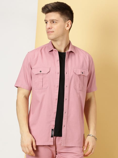 Thomas Scott Pink Boxy Fit Shirt-picture-25