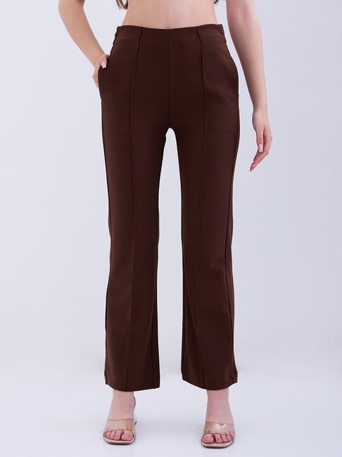 Spykar Brown Regular Fit Leggings-picture-10