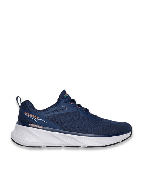 Skechers Men's EDGERIDE - EXXO Navy & Orng Running Shoes-picture-44